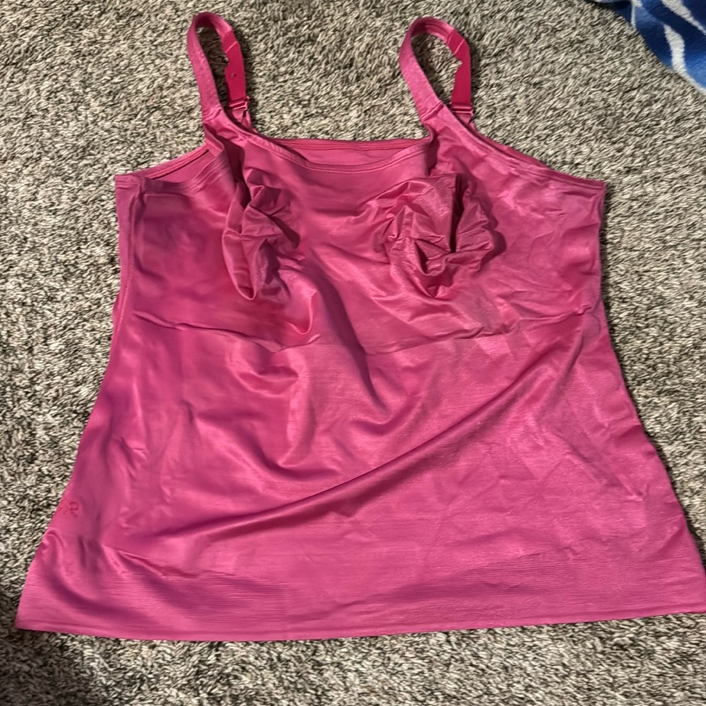 Ruby Ribbon Lace Cami Pink Punch Style 3022 Size 46